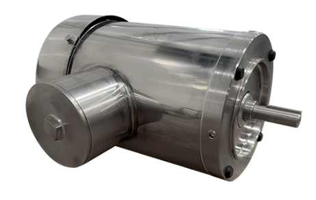 Stainless Steel Motor 1/3HP, 1800RPM, 208-230/460V, Frame 56C, TEFC, Round Body | MQS-134RBFC - Forces Inc
