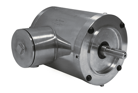 Stainless Steel Motor 1/3HP, 1800RPM, 208-230/460V, Frame 56C, TENV, Round Body | MQS-134RB - Forces Inc