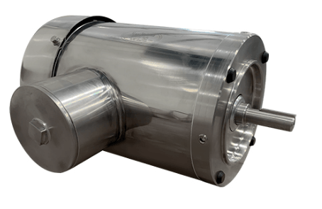 Stainless Steel Motor 1/3HP, 1800RPM, 575V, Frame 56C, TEFC, Round Body | MPS-134RBFC - Forces Inc