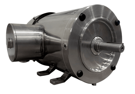 Stainless Steel Motor 1HP, 1200RPM, 208-230/460V, Frame 145TC, TEFC, Rigid Base | MQSP-106TL - Forces Inc