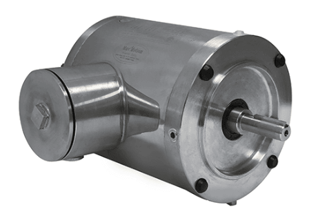 Stainless Steel Motor 1HP, 1200RPM, 208-230/460V, Frame 56C, TEFC, Round Body | MQSP-106RB - Forces Inc
