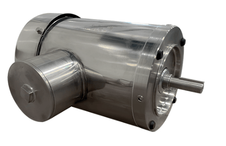 Stainless Steel Motor 1HP, 1800RPM, 208-230/460V, Frame 56C, TEFC, Round Body | MQSP-104RB - Forces Inc