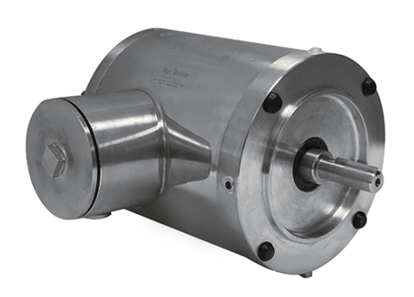 Stainless Steel Motor 1HP, 1800RPM, 208-230/460V, Frame 56C, TENV, Round Body | MQSP-104RBNV - Forces Inc