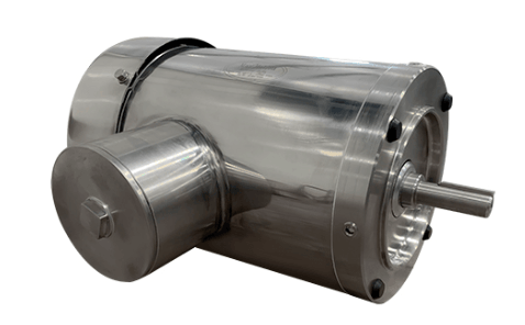 Stainless Steel Motor 1HP, 1800RPM, 575V, Frame 56C, TEFC, Round Body | MPSP-104RB - Forces Inc