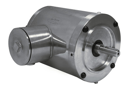 Stainless Steel Motor 1HP, 3600RPM, 208-230/460V, Frame 56C, TENV, Round Body | MQSP-102RBNV - Forces Inc
