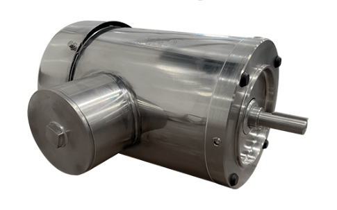 Stainless Steel Motor 2HP, 1800RPM, 208-230/460V, Frame 56C, TEFC, Round Body | MQSP-204RB - Forces Inc