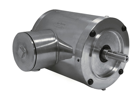 Stainless Steel Motor 3/4HP, 1200RPM, 575V, Frame 56C, TENV, Round Body | MPS-346RB - Forces Inc