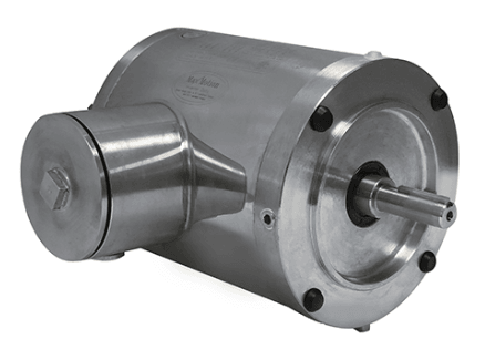 Stainless Steel Motor 3/4HP, 3600RPM, 575V, Frame 56C, TENV, Round Body | MPS-342RB - Forces Inc