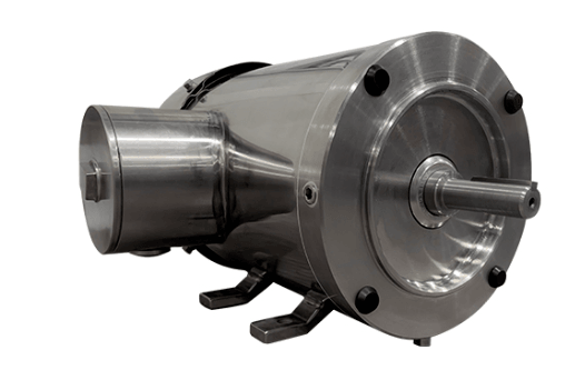 Stainless Steel Motor 5HP, 3600RPM, 208-230/460V, Frame 184TC, TEFC, Rigid Base | MQSP-502TL - Forces Inc