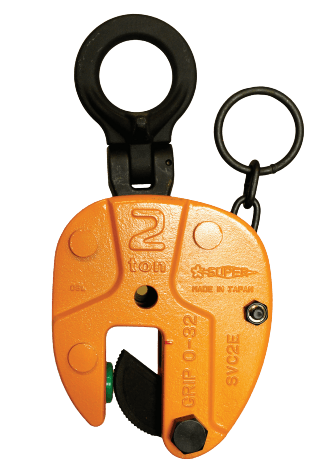 Super Heavy-Duty Vertical Lifting Clamp With Universal Shackle - 1T - Forces Inc