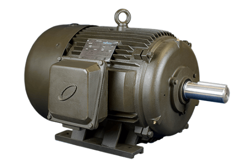 T-Frame Motor 1.5HP, 1800RPM, 208-230/460V, Frame 145T, TEFC, Cast Iron | MQP-7 - Forces Inc