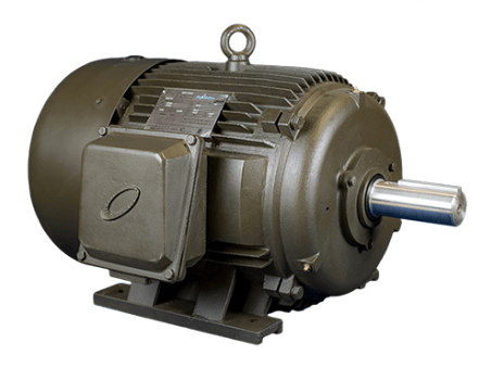 T-Frame Motor 100HP, 1800RPM, 208-230/460V, Frame 405T, TEFC, Cast Iron | MQP-77 - Forces Inc
