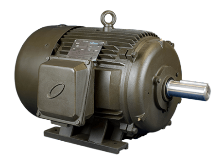 T-Frame Motor 100HP, 900RPM, 460V, Frame 445T, TEFC, Cast Iron | MQP-79 - Forces Inc