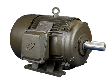 T-Frame Motor 10HP, 1800RPM, 208-230/460V, Frame 215T, TEFC, Cast Iron | MQP-32 - Forces Inc