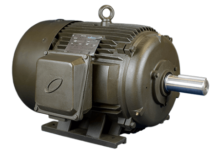 T-Frame Motor 125HP, 1800RPM, 460V, Frame 444T, TEFC, Cast Iron | MQP-82 - Forces Inc