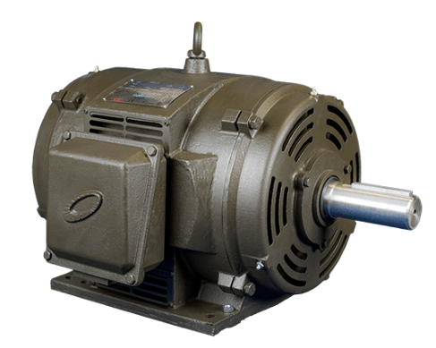 T-Frame Motor 125HP, 3600RPM, 460V, Frame 404TS, ODP, Cast Iron | MQOP-81 - Forces Inc