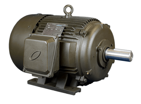 T-Frame Motor 125HP, 900RPM, 460V, Frame 447T, TEFC, Cast Iron | MQP-84 - Forces Inc