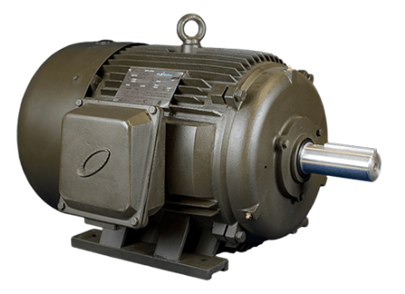 T-Frame Motor 125HP, 900RPM, 575V, Frame 447T, TEFC, Cast Iron | MPP-84 - Forces Inc