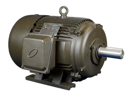 T-Frame Motor 150HP, 900RPM, 460V, Frame 449T, TEFC, Cast Iron | MQP-89 - Forces Inc