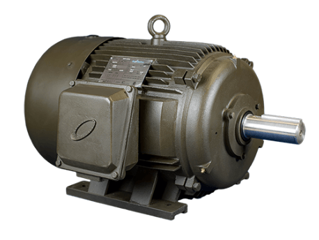 T-Frame Motor 15HP, 900RPM, 208-230/460V, Frame 286T, TEFC, Cast Iron | MQP-39 - Forces Inc