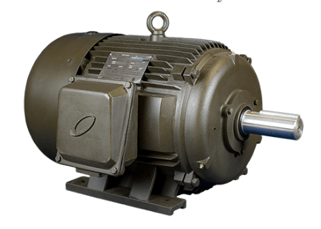 T-Frame Motor 1HP, 1200RPM, 208-230/460V, Frame 145T, TEFC, Cast Iron | MQP-3 - Forces Inc