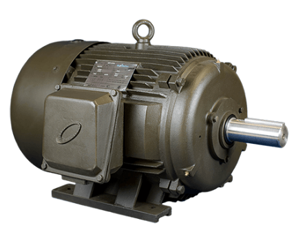 T-Frame Motor 1HP, 1800RPM, 208-230/460V, Frame 143T, TEFC, Cast Iron | MQP-2 - Forces Inc
