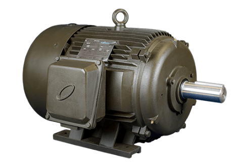 T-Frame Motor 20HP, 1800RPM, 208-230/460V, Frame 256T, TEFC, Cast Iron | MQP-42 - Forces Inc
