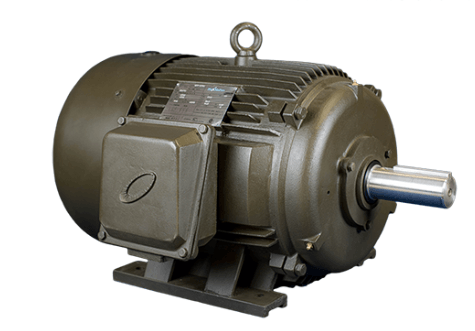 T-Frame Motor 20HP, 900RPM, 208-230/460V, Frame 324T, TEFC, Cast Iron | MQP-44 - Forces Inc