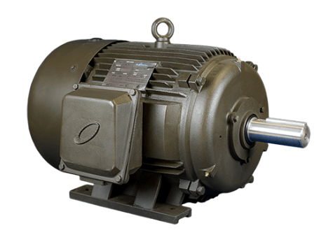 T-Frame Motor 25HP, 1800RPM, 208-230/460V, Frame 284T, TEFC, Cast Iron | MQP-47 - Forces Inc