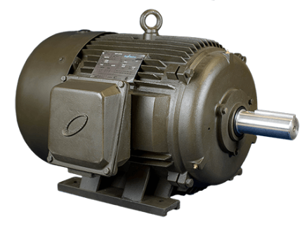 T-Frame Motor 2HP, 3600RPM, 208-230/460V, Frame 145T, TEFC, Cast Iron | MQP-11 - Forces Inc