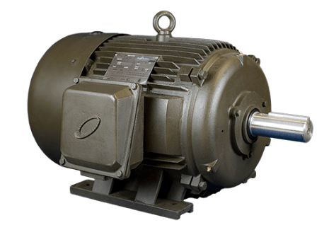 T-Frame Motor 2HP, 900RPM, 208-230/460V, Frame 213T, TEFC, Cast Iron | MQP-14 - Forces Inc