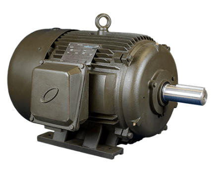T-Frame Motor 30HP, 1800RPM, 208-230/460V, Frame 286T, TEFC, Cast Iron | MQP-52 - Forces Inc