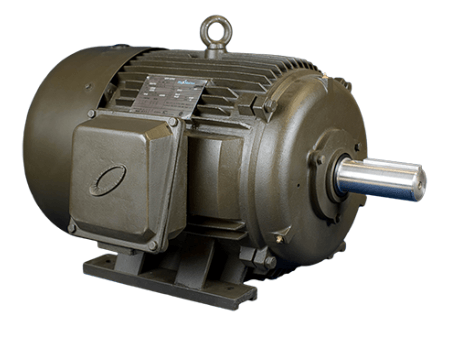 T-Frame Motor 30HP, 900RPM, 208-230/460V, Frame 364T, TEFC, Cast Iron | MQP-54 - Forces Inc