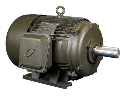 T-Frame Motor 3HP, 1200RPM, 208-230/460V, Frame 213T, TEFC, Cast Iron | MQP-18 - Forces Inc