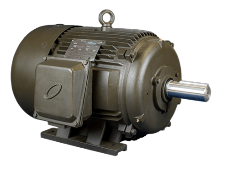 T-Frame Motor 3HP, 1800RPM, 208-230/460V, Frame 182T, TEFC, Cast Iron | MQP-17 - Forces Inc