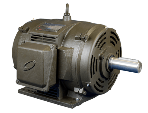 T-Frame Motor 40HP, 1200RPM, 208-230/460V, Frame 364T, ODP, Cast Iron | MQOP-58 - Forces Inc