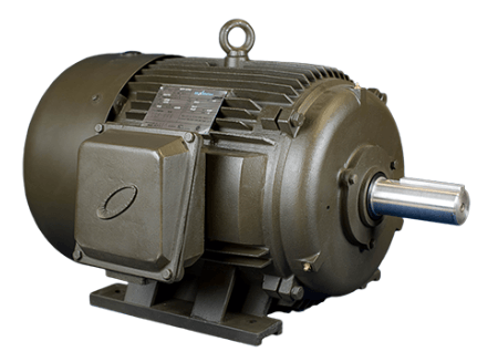 T-Frame Motor 40HP, 1200RPM, 208-230/460V, Frame 364T, TEFC, Cast Iron | MQP-58 - Forces Inc