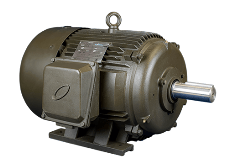 T-Frame Motor 40HP, 900RPM, 208-230/460V, Frame 365T, TEFC, Cast Iron | MQP-59 - Forces Inc