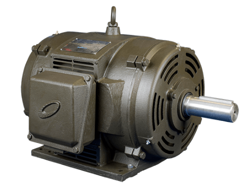 T-Frame Motor 50HP, 1800RPM, 208-230/460V, Frame 326T, ODP, Cast Iron | MQOP-62 - Forces Inc