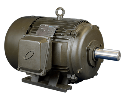 T-Frame Motor 50HP, 1800RPM, 208-230/460V, Frame 326T, TEFC, Cast Iron | MQP-62 - Forces Inc