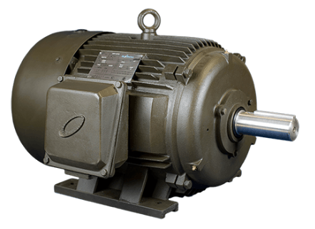 T-Frame Motor 5HP, 1200RPM, 208-230/460V, Frame 215T, TEFC, Cast Iron | MQP-23 - Forces Inc
