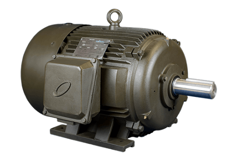 T-Frame Motor 5HP, 3600RPM, 208-230/460V, Frame 184T, TEFC, Cast Iron | MQP-21 - Forces Inc