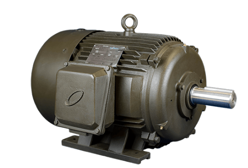 T-Frame Motor 5HP, 900RPM, 208-230/460V, Frame 254T, TEFC, Cast Iron | MQP-24 - Forces Inc