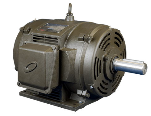 T-Frame Motor 60HP, 1200RPM, 208-230/460V, Frame 405T, ODP, Cast Iron | MQOP-68 - Forces Inc
