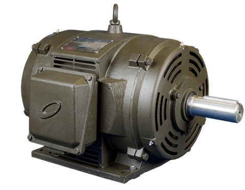 T-Frame Motor 60HP, 1800RPM, 208-230/460V, Frame 364T, ODP, Cast Iron | MQOP-67 - Forces Inc