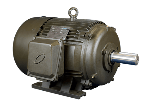 T-Frame Motor 75HP, 3600RPM, 208-230/460V, Frame 365TS, TEFC, Cast Iron | MQP-71 - Forces Inc