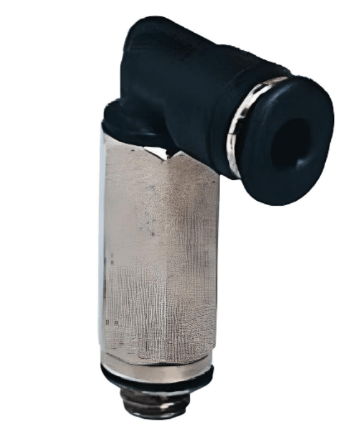 Union Long Elbow Fitting 6mm Tube x 1/8" BSPT (R) Male - Compact - Forces Inc