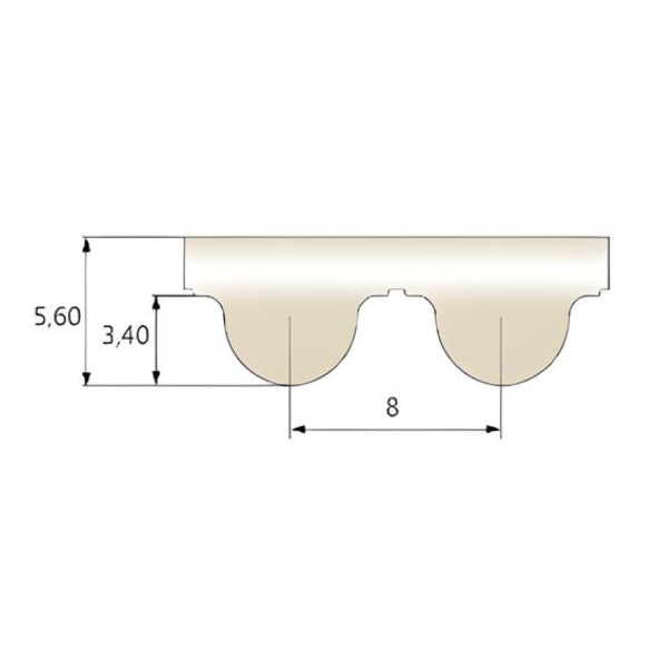 MTD8 Open End Timing Belts
