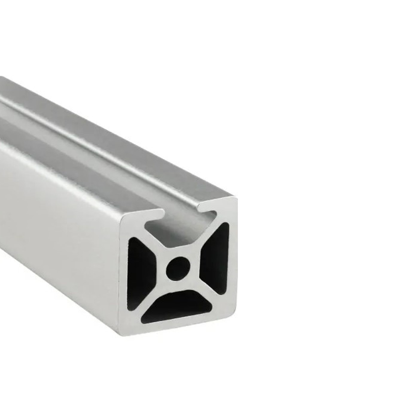1" X 1" Smooth Mono T-Slotted Aluminum - 10 Series