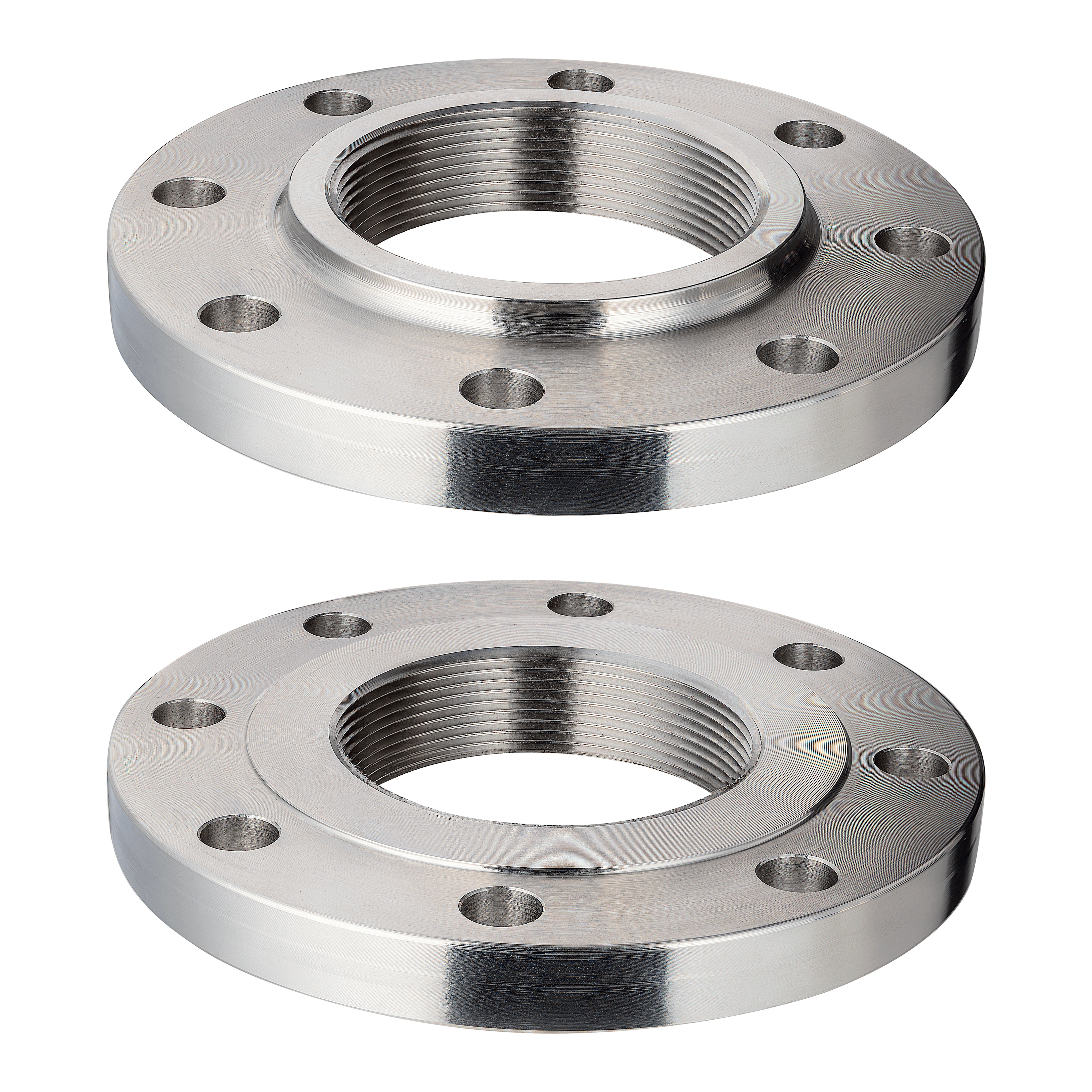 Stainless Steel Threaded Flange - NPT - Forces Inc